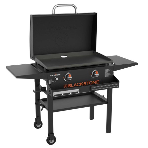 28" Griddle with Hood and Front Shelf